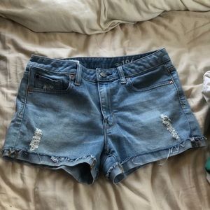 Gap slim cut off denim shorts